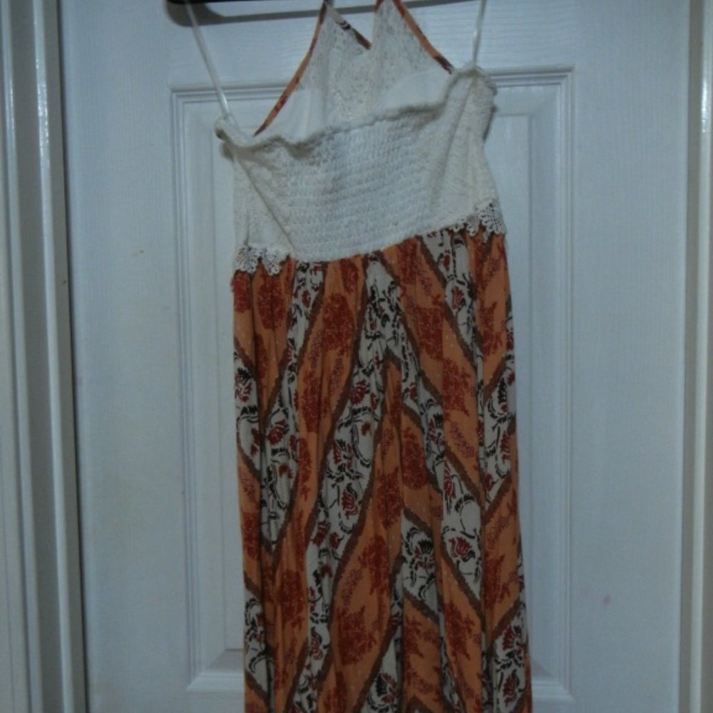Women's floral halter dress